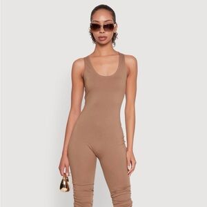 Elegant Tan Jumpsuit